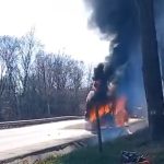 Detalii noi despre ambulanta care a luat foc Echipajul a indepartat tuburile cu oxigen pentru a preveni o tragedie