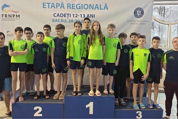 Natatie Noua cadeti de la CS NAUTICA Bacau s au calificat pentru Campionatul National dupa etapa regionala desfasurata in Bacau