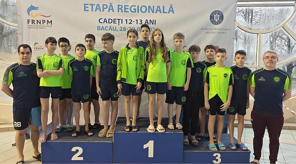 Natatie Noua cadeti de la CS NAUTICA Bacau s au calificat pentru Campionatul National dupa etapa regionala desfasurata in Bacau