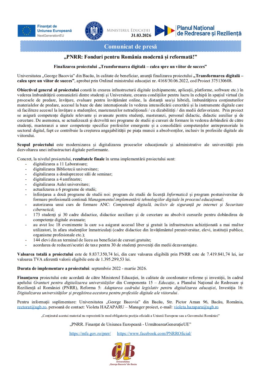 anunt pentru presa 1