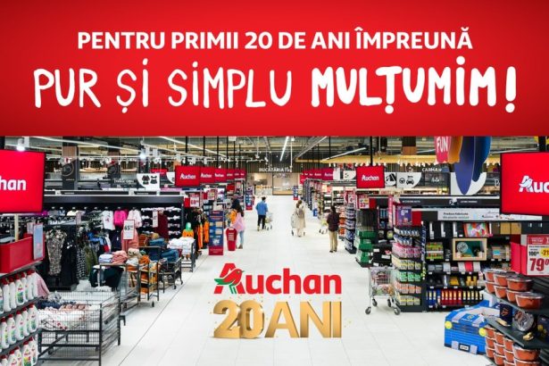 Auchan Romania la 20 de ani un retailer multiformat cu peste 500 de magazine prezent in intreaga tara