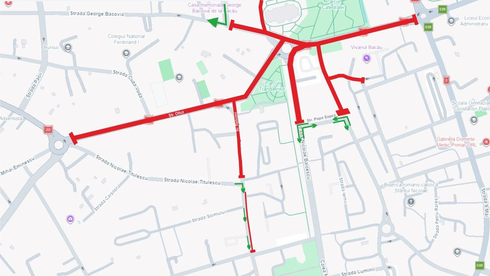 Bacauanii sunt invitati la Slujba de Inviere pe esplanada Catedralei Inaltarea Domnului circulatia va fi restrictionata in zona centrala
