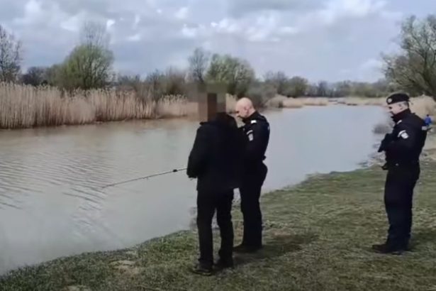 Barbat sanctionat pentru pescuit ilegal pe lacul Bacau II