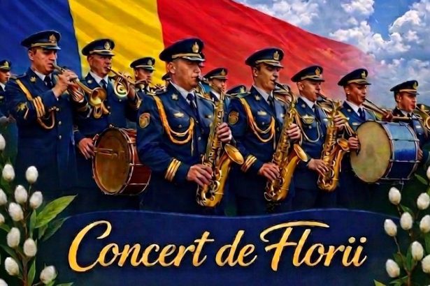 Concert de promenada sustinut de Muzica Militara a Garnizoanei Bacau de Florii