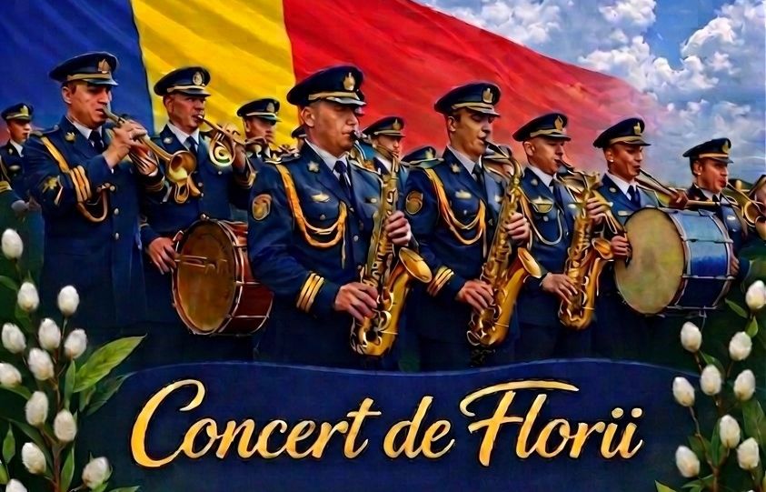 Concert de promenada sustinut de Muzica Militara a Garnizoanei Bacau de Florii