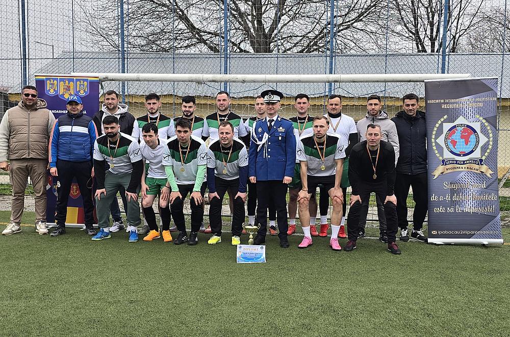 Cupa Jandarmeriei la minifotbal Bacau 2026 competitie organizata cu ocazia Zilei Jandarmeriei Romane