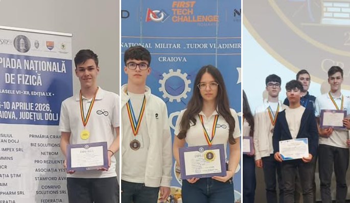 Elevii Colegiului National Gheorghe Vranceanu din Bacau recompensati la Olimpiada Nationala de Fizica