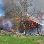 Incendiu intr o gospodarie din comuna Margineni satul Podis Aproximativ 300 mp afectati