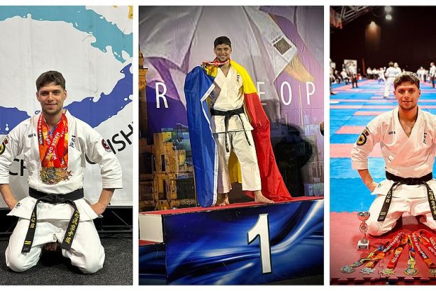 Jandarm roman castiga trei titluri mondiale la Campionatele de Karate Isshinryu din Malta