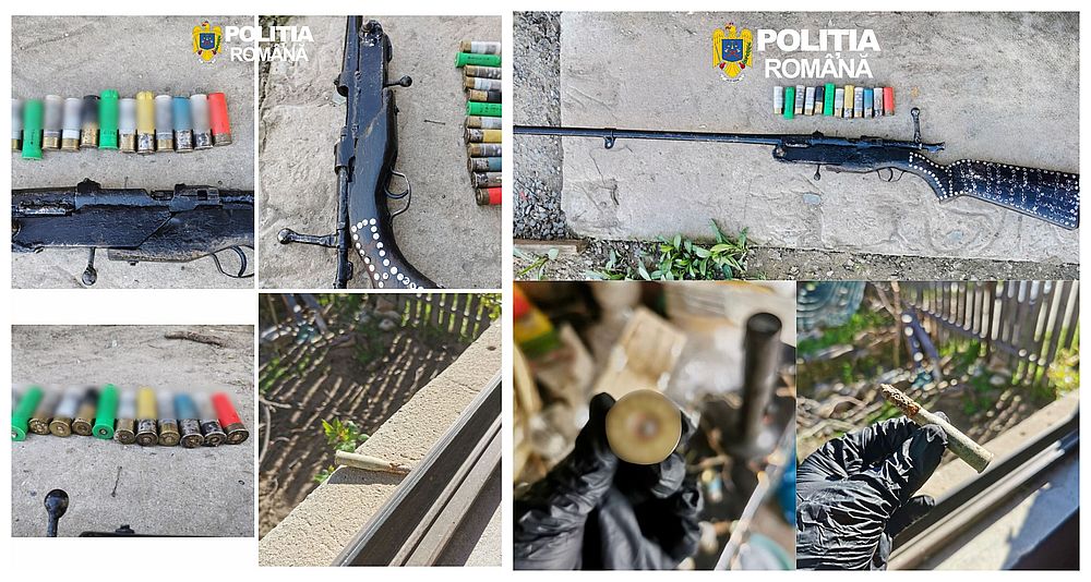 Perchezitie la Oituz Politistii au confiscat o arme de vanatoare si munitie detinute ilegal