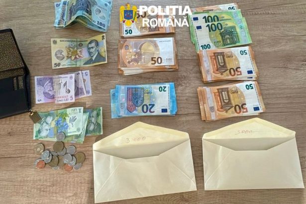 Politia ajuta o femeie sa recupereze geanta care continea 6000 de euro dupa o confuzie pe zborul Roma Bacau