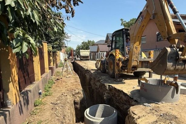 Reabilitarea retelei de apa pe o strada din municipiul Bacau