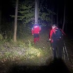 Salvamont policia si voluntarii cauta un barbat disparut in comuna Urechesti judetul Bacau