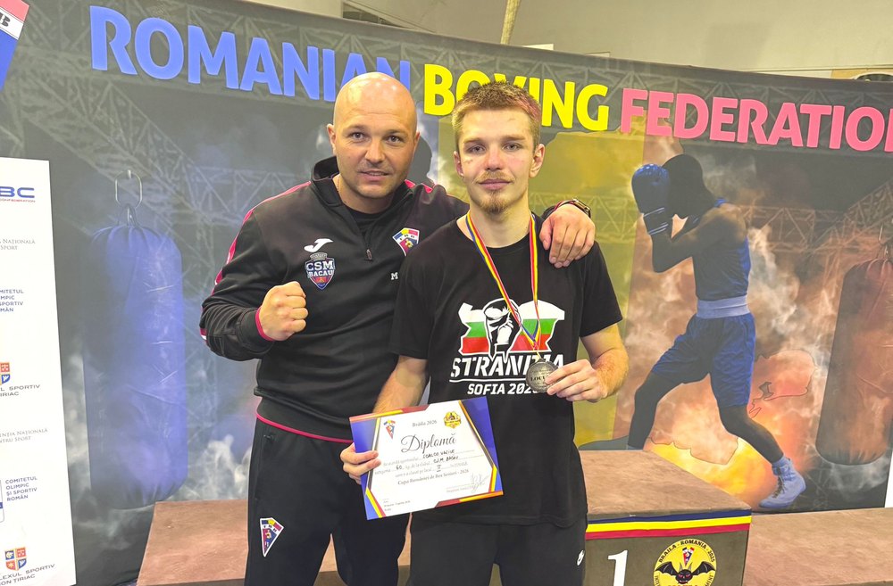 Scalco Vasile de la CSM Bacau vicecampion la Box la Cupa Romaniei pentru Seniori