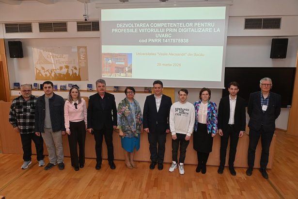 Universitatea Vasile Alecsandri din Bacau a incheiat proiectul PNRR Dezvoltarea competentelor pentru profesiile viitorului prin digitalizare la UVABc