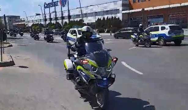VIDEO Defilarea motociclistilor