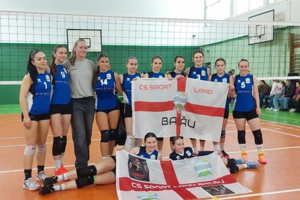 Volei feminin Crina Baltatu si florile sale de la CS Sport Land Bacau