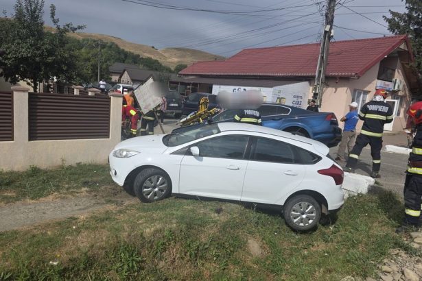 Accident de circulatie pe E85 in Racaciuni O persoana a fost dusa la spital