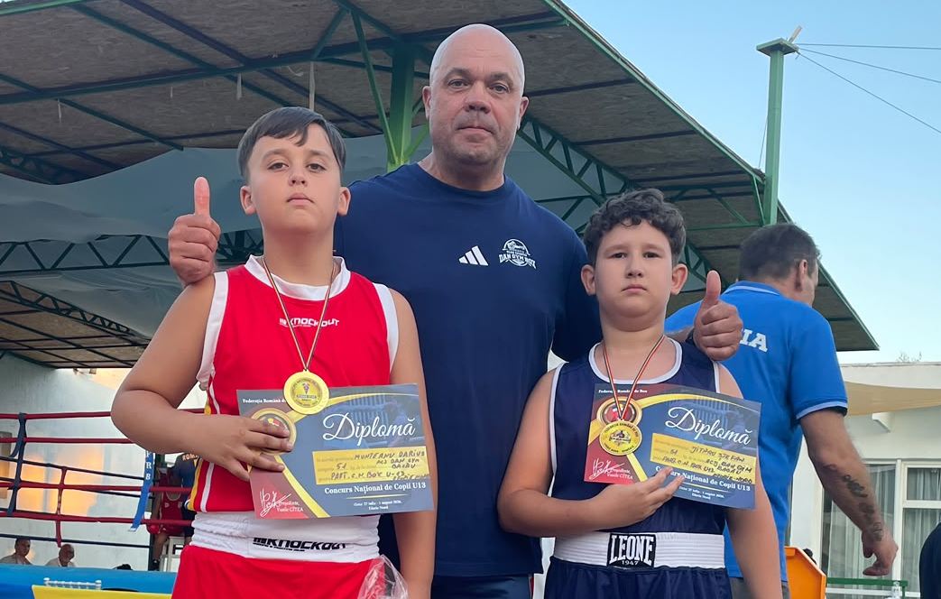 Bacauanii Darius Munteanu si Stefan Jitaru recompensati la Campionatul National U13
