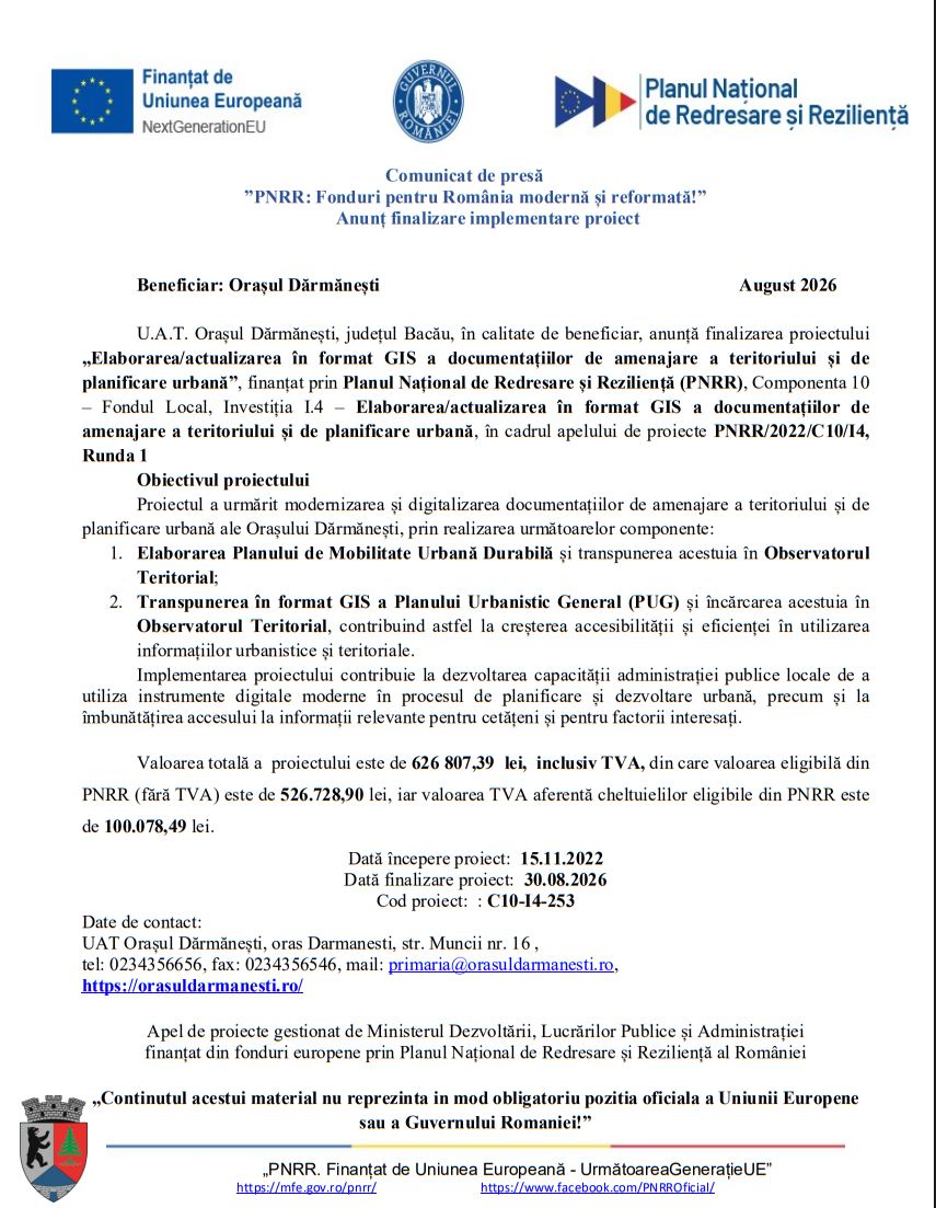 Comunicat de presa 10