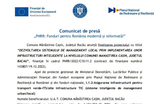Comunicat de presa 13