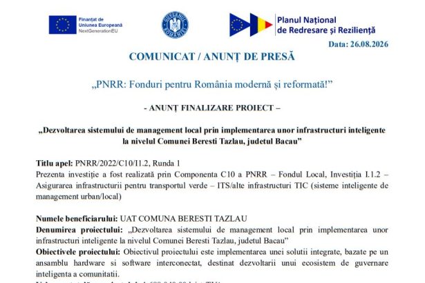 Comunicat de presa 14