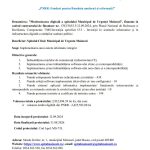 Comunicat de stiri 1