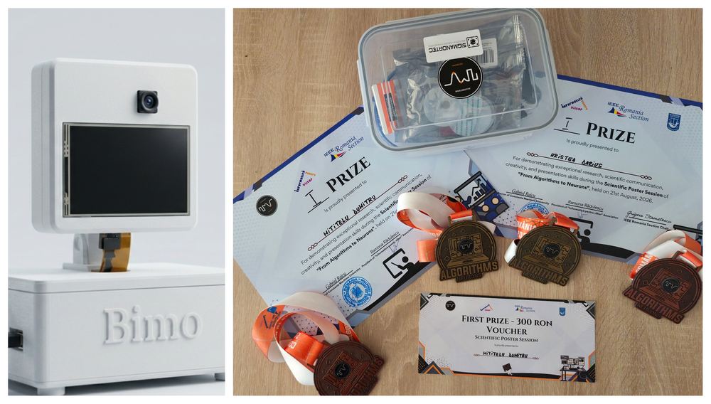 Elevii Colegiului Tehnic Dimitrie Ghika medalati cu aur si bronz la competitia From Algorithm to Neurons
