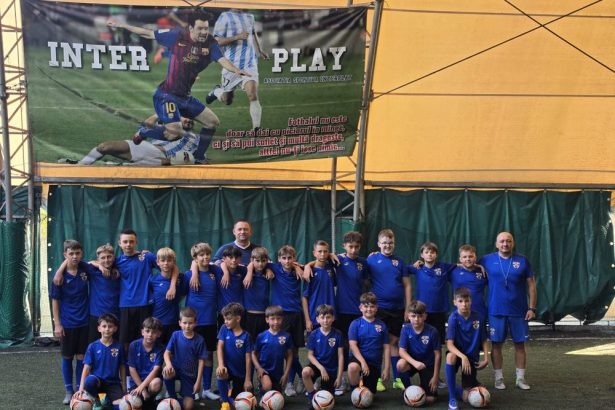 Fotbal Copii AS Inter Play Bacau pregatita de joc