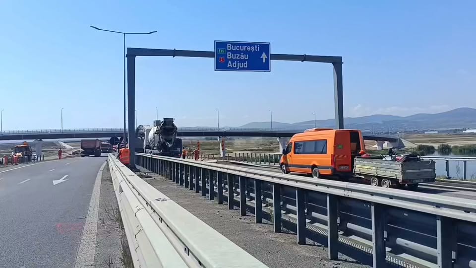 Imagini recente din zona lucrarilor de conectare a centurii ocolitoare a Bacaului la A7