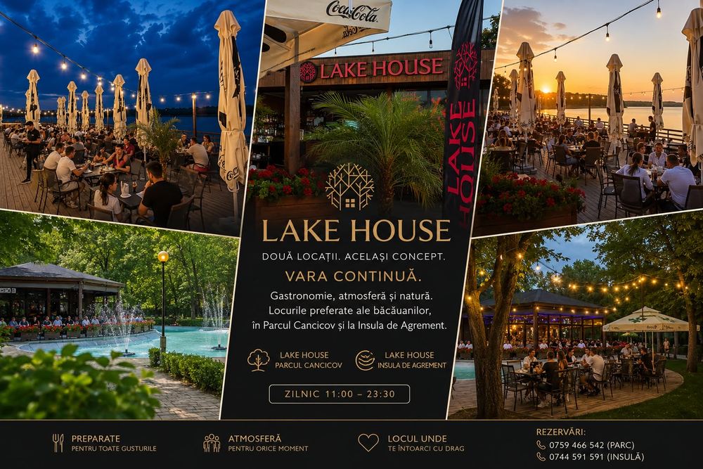 Lake House un brand dezvoltat in Bacau Doua locatii aceeasi poveste si viziuni de viitor