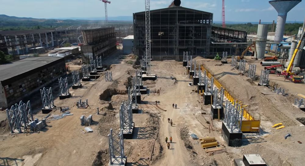 Proiectul noului laminor al lui Umbrrescu de la Oelu Rou progreseaza investitia va permite producerea anuala a 700000 de tone de otel