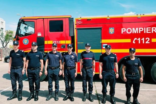 Sapte pompieri din Bacau sunt implicati in misiunea din Grecia pentru combaterea incendiilor de vegetaie