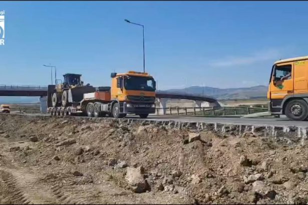 VIDEO Din drona progresele in racordarea Variantei Ocolitoare Bacau la Autostrada Moldovei A7