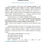comunicat de presa