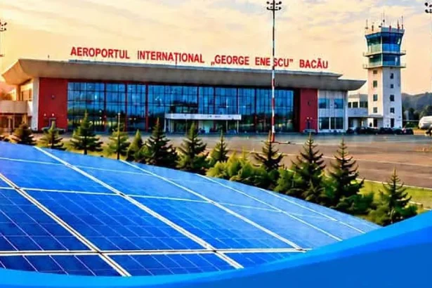 Aeroportul Bacău: primul parc fotovoltaic cu stocare, investiție de 10 milioane lei