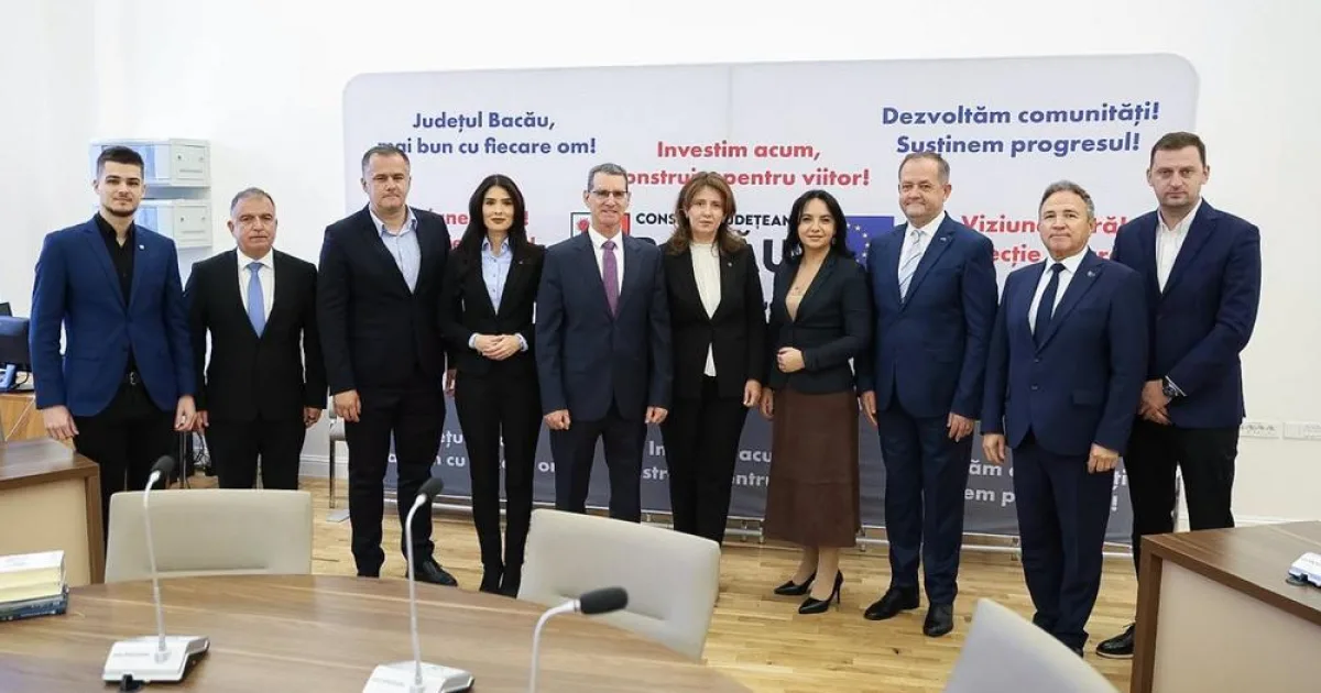 Ambasadorul Israelului în România, vizită la Consiliul Județean Bacău