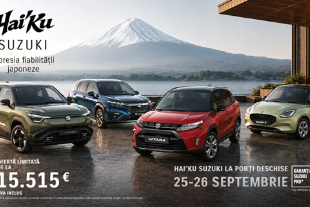 Autopadova Bacău invită la Porți Deschise Hai'ku Suzuki, pe 25-26 septembrie