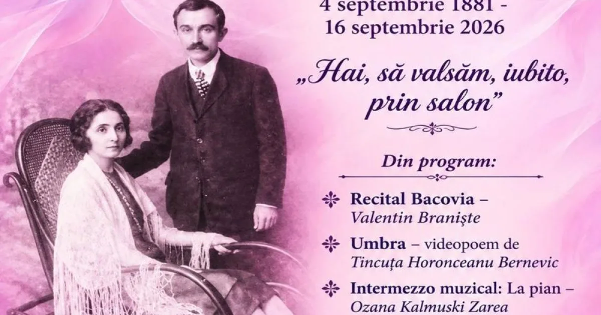 Bacovia sărbătorit la 145 de ani prin poezie și muzică la Casa Memorială