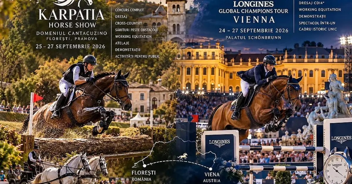 De la Florești la Schönbrunn: un weekend dedicat cailor și călăreților