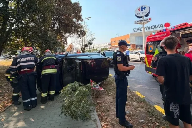 Doi tineri de 17 ani, răniți în accidentul de la Insula de Agrement din Bacău