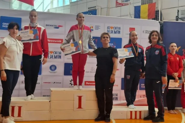 Elena Cerguță, argint la sărituri și bârnă în finala pe aparate a Speranțelor