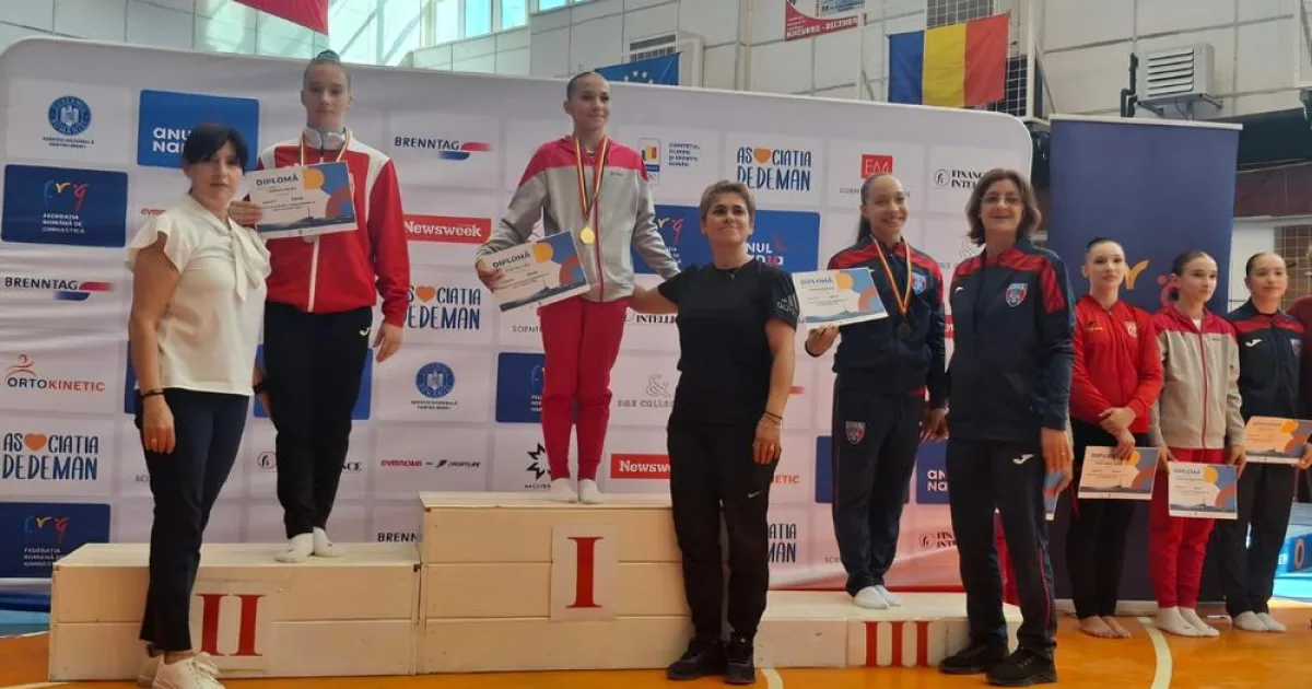 Elena Cerguță, argint la sărituri și bârnă în finala pe aparate a Speranțelor