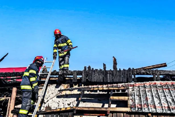 Incendiu mortal într-o locuință din Hertioana de Jos: un bărbat a fost găsit carbonizat