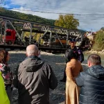 Podul de la Ciobanuș s-a prăbușit. DRDP Iași susține că nu greutatea a fost cauza