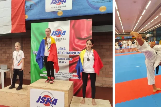 ACS Karate Pas cu Pas Bacău, titluri continentale la Europenele JSKA din Italia