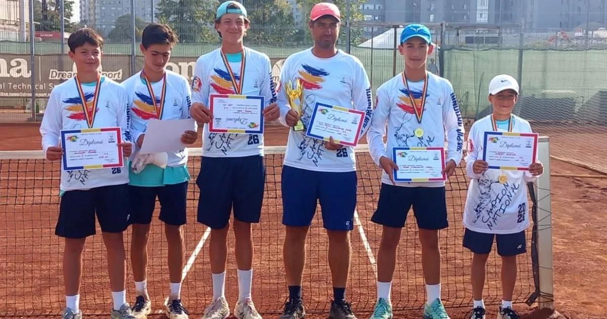 ACS Tenis Challenge Bacău, campioană națională la echipe masculin U14