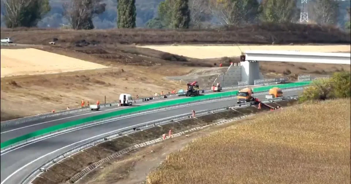 Autostrada A7 Bacău – Pașcani: Lotul Săucești – Trifești, 62% stadiu fizic