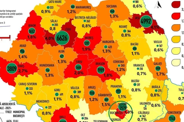 Bacăul are 654 de persoane cu doctorat, doar 1,1% dintre cei cu studii superioare
