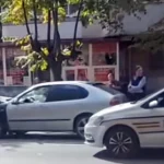 Carambol în zona Bisericii Sfântul Gheorghe din Bacău. Sunt persoane rănite